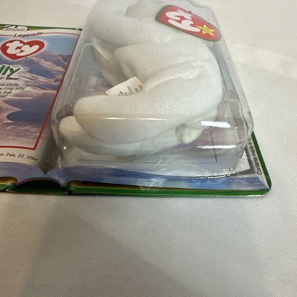 NEW! TY CHILLY The Polar Bear 1994 Mc Donalds Beanie Baby RARE RETIRED - Picture 3 of 9